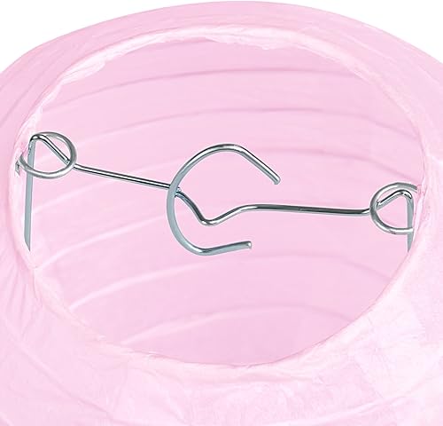 Vista 28 de LIHAO 20 linternas de papel rojas para Año Nuevo chino, faroles de papel redondos decorativos para festivales de primavera, Año Nuevo, cumpleaños