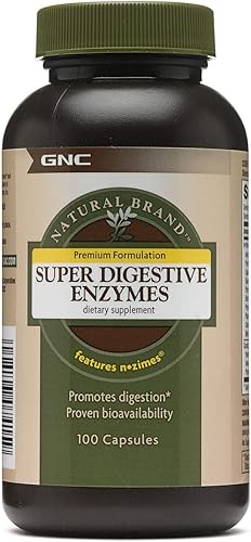 Miniatura 4 de GNC Natural Brand Super Digestive Enzimas 240 cápsulas apoya la digestión de proteínas carbohidratos y grasas
