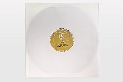 Miniatura 2 de 50 fundas protectoras de papel con forro de poliéster LP para discos de vinilo (color marfil de 2.82 oz/m²) proporcionan a tu colección LP la
