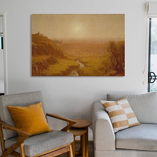 Miniatura 6 de Tivoli by Sanford Robinson Gifford Art Poster Artworks Canvas Poster Room Aesthetic Wall Art Prints Home Modern Decor Gifts Framed-unframed