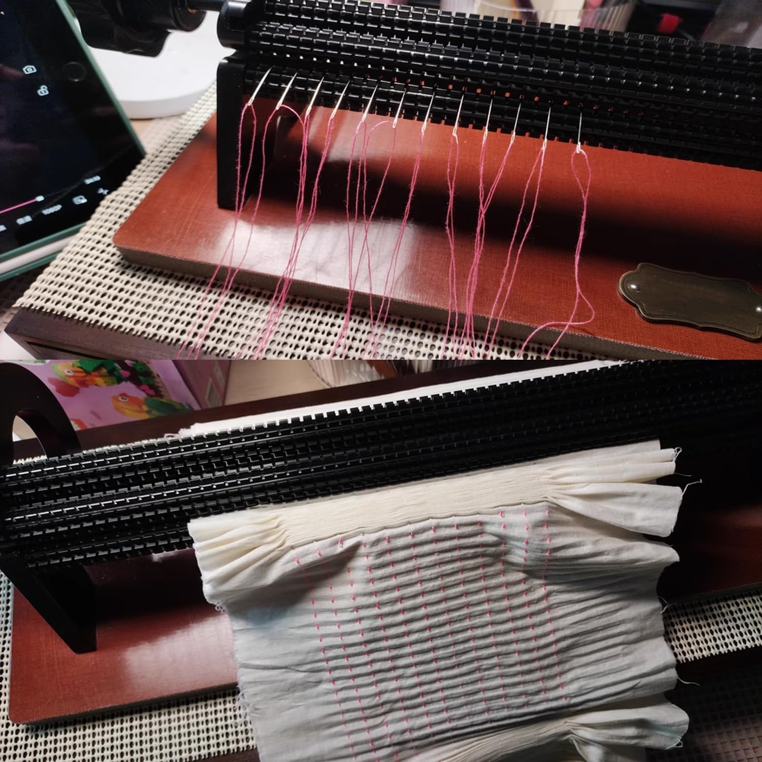 スモッキング　プリーター　smoking Pleater READ Amazon.com: 24 Row Smocking Pleater, Pleat Craft, 0.2-9.4inch Wide