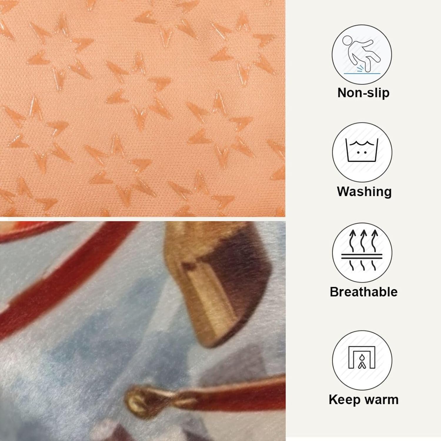 review Santa Claus Sleigh Christmas Dog Bed Cat Bed Soft Washable Pet Crate Mat Non Slip Comfortable Dog Kennel Crate Mat for Small Medium Large Dogs Cats, 24 x 36 Inch