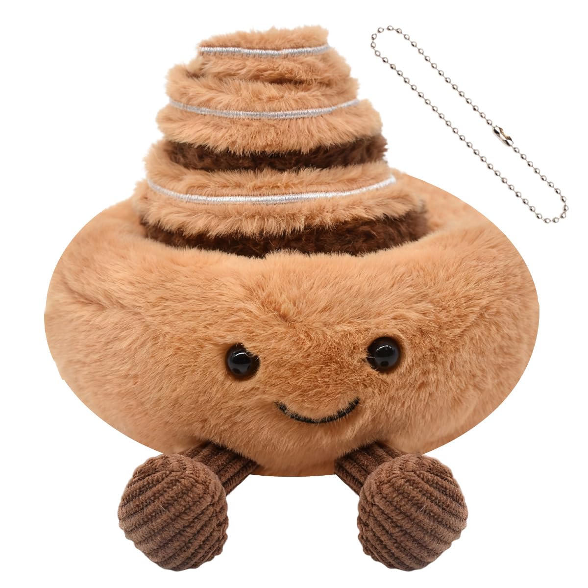 Apricot Lamb Pommes Frites Voedsel Voedsel Pluche dieren voor kinderen, zacht schattig knuffeldier voor baby's, meisjes en jongens, pluizige friet, geel rood, 17 cm