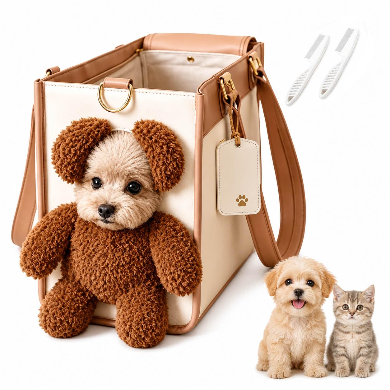 Hundetasche Tragetasche für kleine Hunde und Katzen (M)