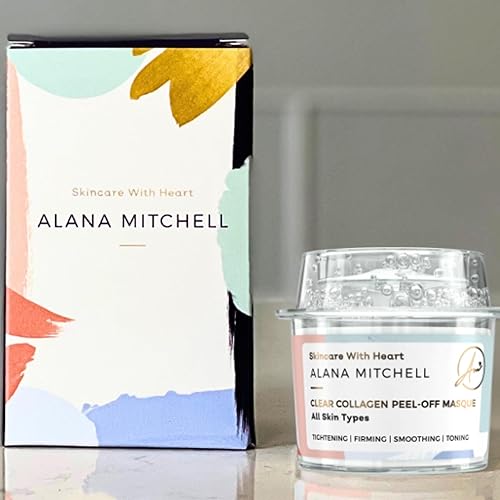 Miniatura 3 de Alana Mitchell Mascarilla facial de colágeno antienvejecimiento, máscara facial despegable que reduce las arrugas y líneas finas, mascarillas