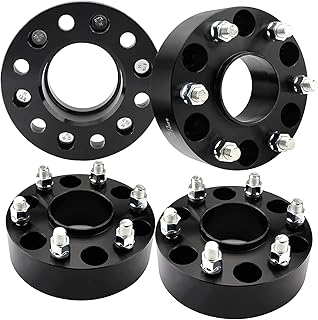 EOTH 4 PCS 2 Inch 6x5.5 HubCentric Wheel Spacers with 14x1.5 Studs & 78.1mm Bore,6x139.7 Wheel Spacers for Sierra Silverado Avalanche 1500 Tahoe Escalade Express Savana Yukon