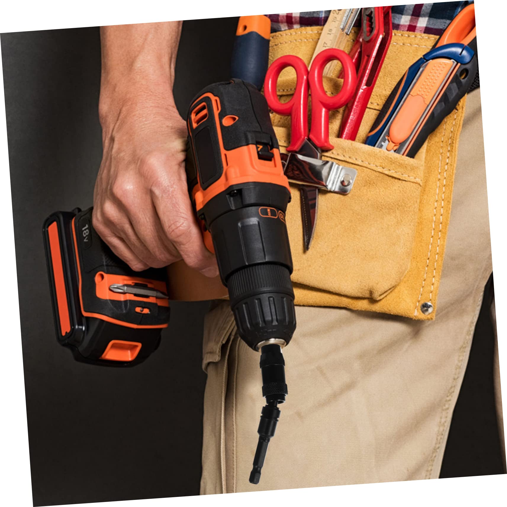 Hemobllo 3pezzi Cacciavite Magnetico Flessibile Con Prolunga Porta Inserti Per Avvitatori Elettrici e Manuali Rotazione e Angolo Flessibile Strumento Professionale Per Lavori Di Precisione
