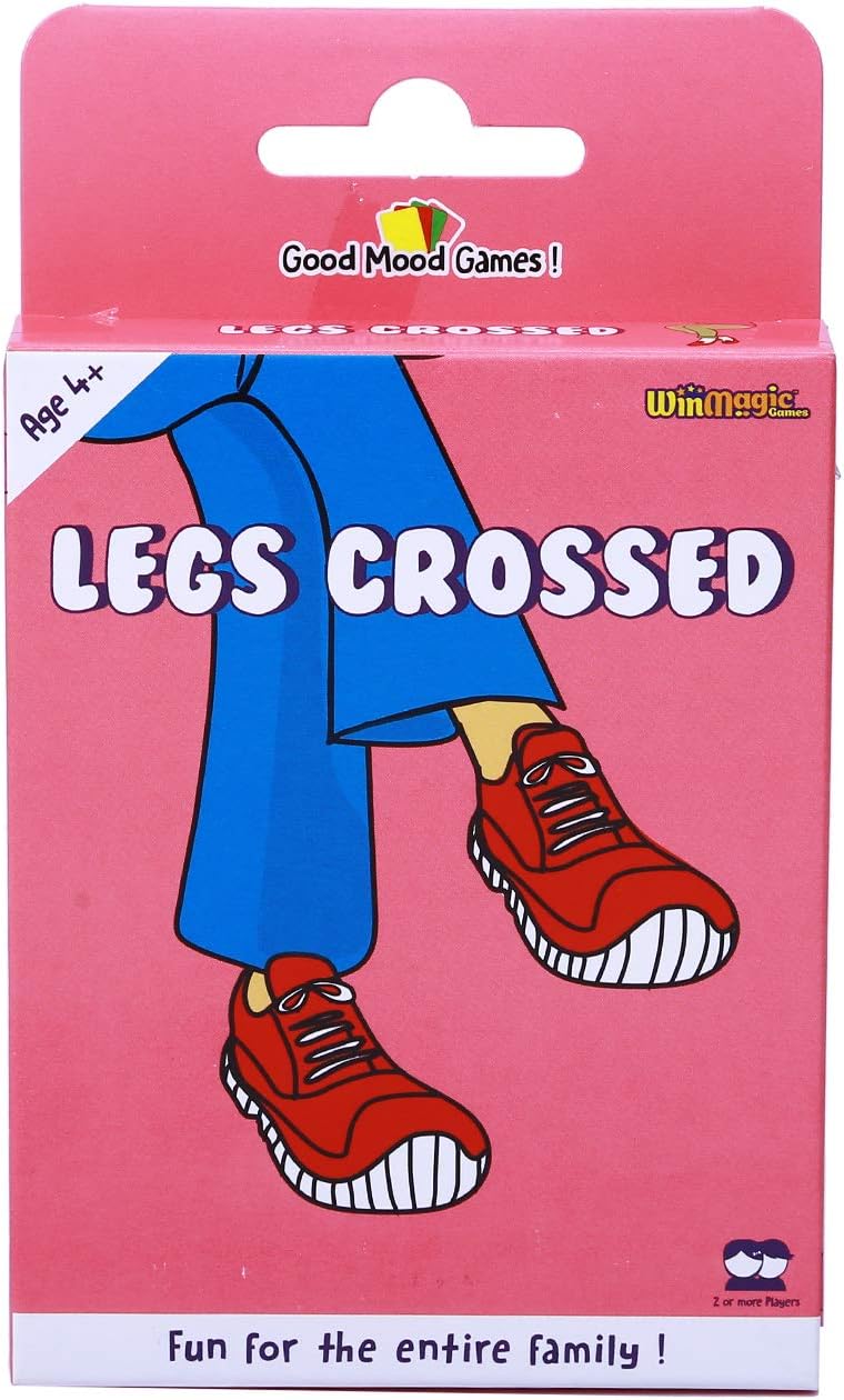 Legs Crossed, Card Games, Develop Concentration, for Boys & Girls, Age 4+ & Above, Multicolor, Kid