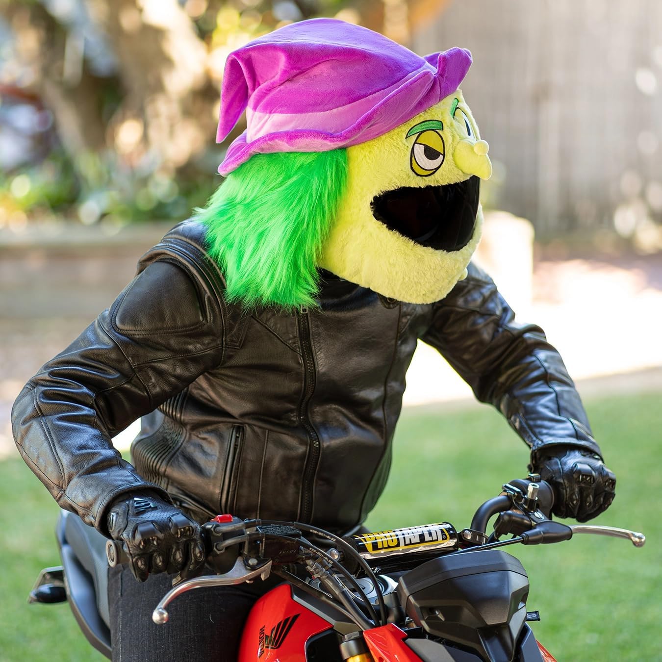 Moto Loot Helmet Cover for Motorcycle Helmet, Fun Rides and Gifts (Cover Only. Helmet Not Included) - Witch