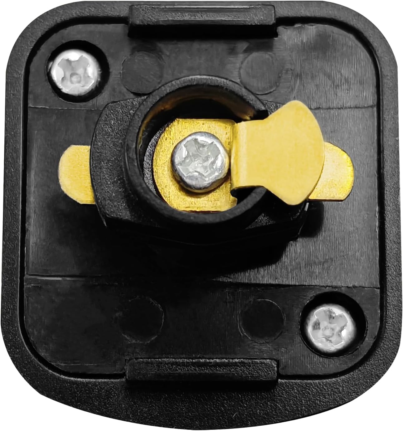 H Type 3-Wire Track Lighting Adapter for Track Lights, Pendants, 120V 6PCS Black Connectors for H Style Single Circuit Systems