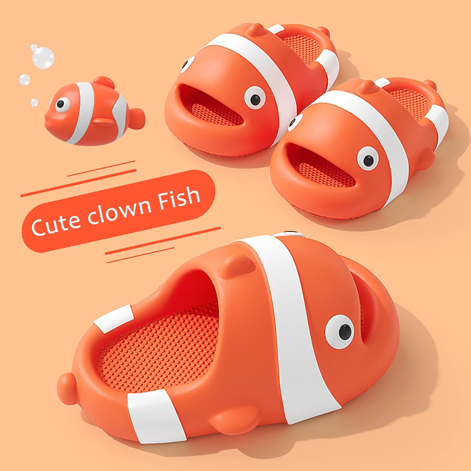 Jerzmy Cute Clown Fish Cloud Slides for Adult Women Nederland Ubuy