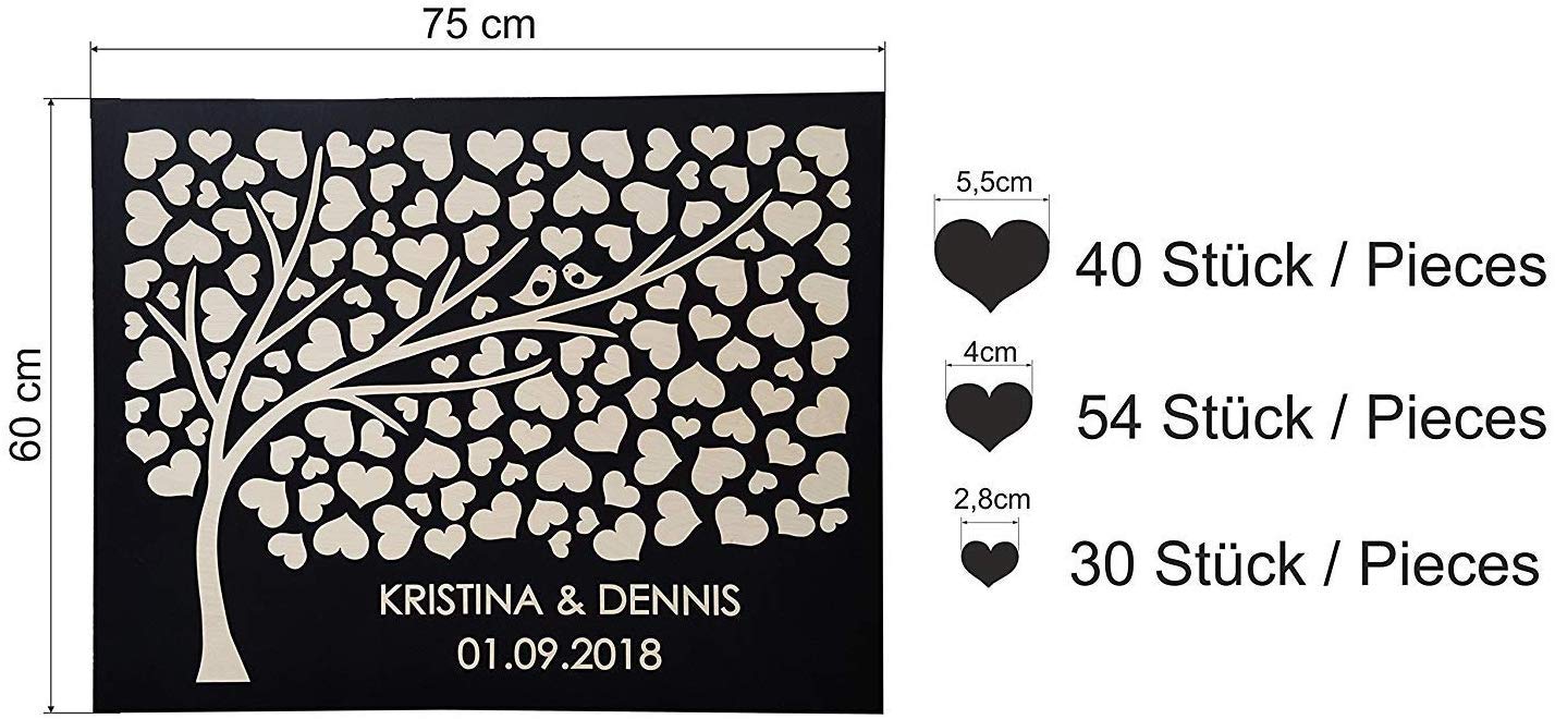 Manschin Laserdesign Livre D'or De Mariage 3D