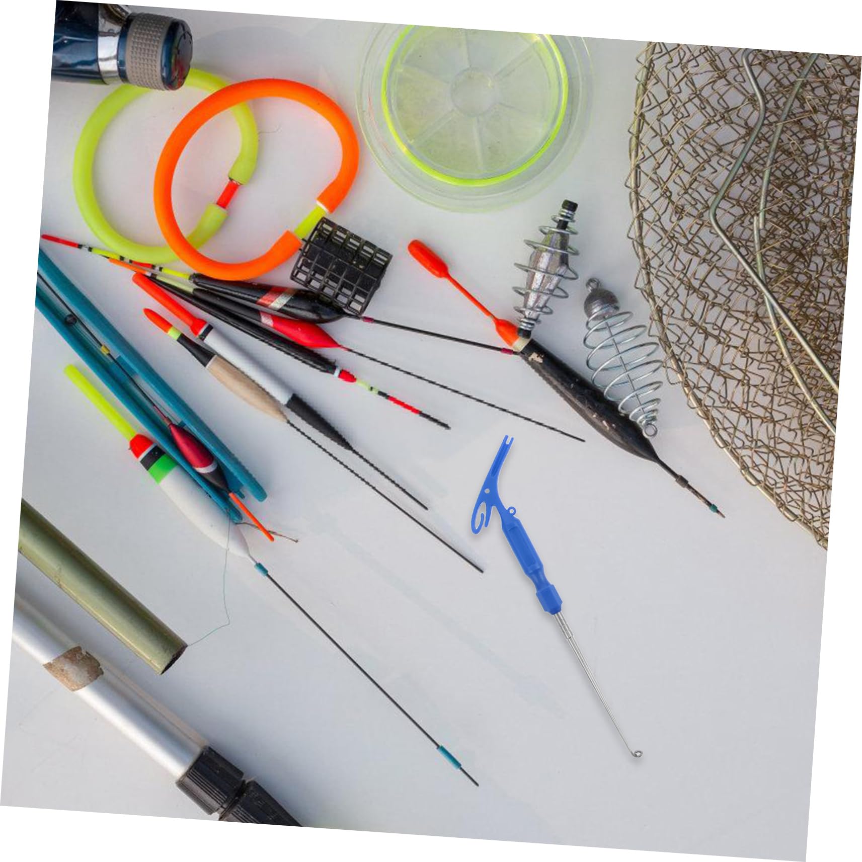 Toyvian engins de pêche extracteur d'hameçon Requin extracteur d'hameçons en Acier Inoxydable Hameçon extracteur Outil de pêche Outil pour enlever Les hameçons Pince à hameçon Abdos Rouge
