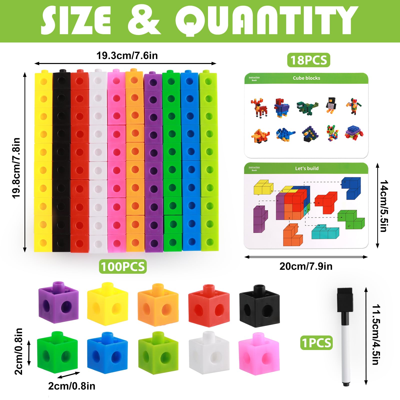 Lankai 60 Pièces Blocs De Construction Classiques Mixtes, Gros Bloc De Construction Briques Classiques Briques De Construc Amz B