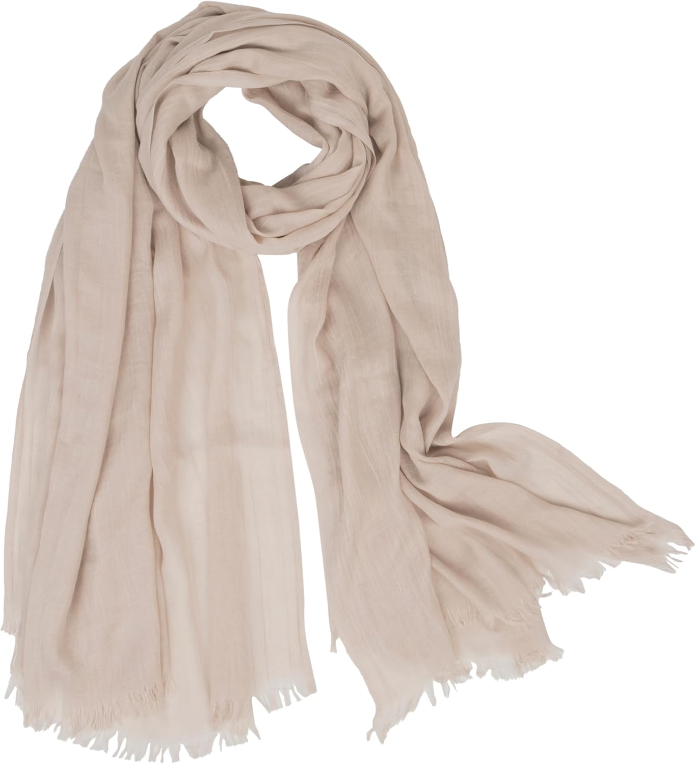 Women Long Lightweight Linen Scarf Shawls Extra Large Soft Beach Shawls-Wraps Long-Sunscreen-Body-Scarves (76.77×39.37") - Image 2