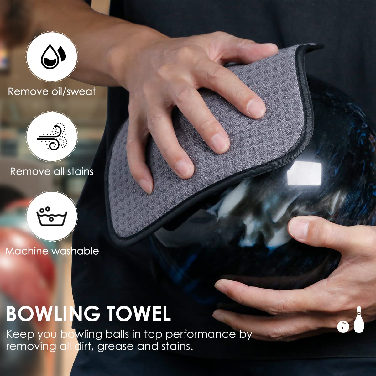 Snapklik.com : Mangrove Bowling Towel, Microfiber Bowling Ball Towels ...