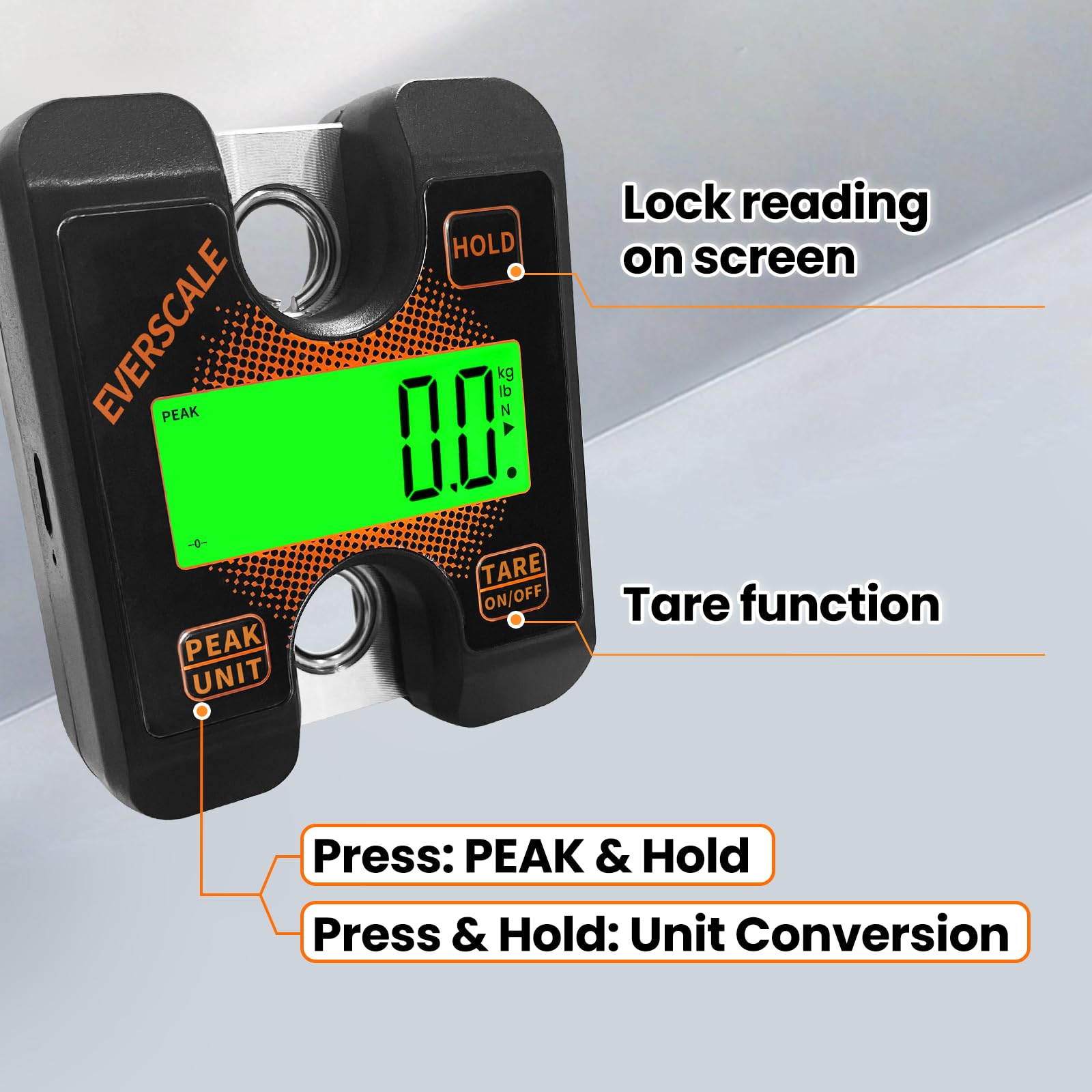 Mini Crane Scale - 440lb Capacity -5