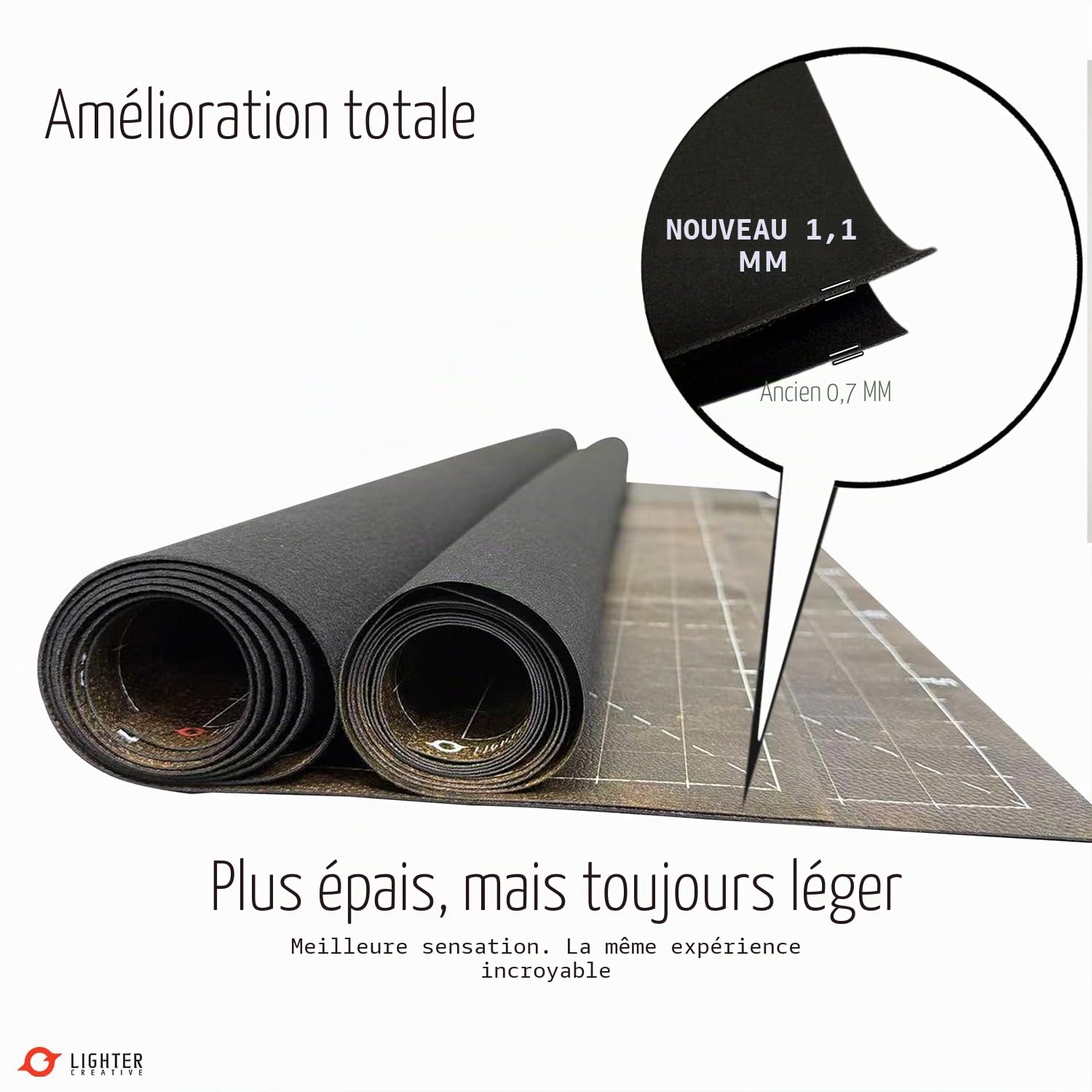 Tapis de Jeu 44 x 60 cm pour WH40K Pariah Nexus, 112 x 152 cm, en Cuir synthétique, 1,1 mm d'épaisseur, Emballage en boîte, Doomsday Barrens