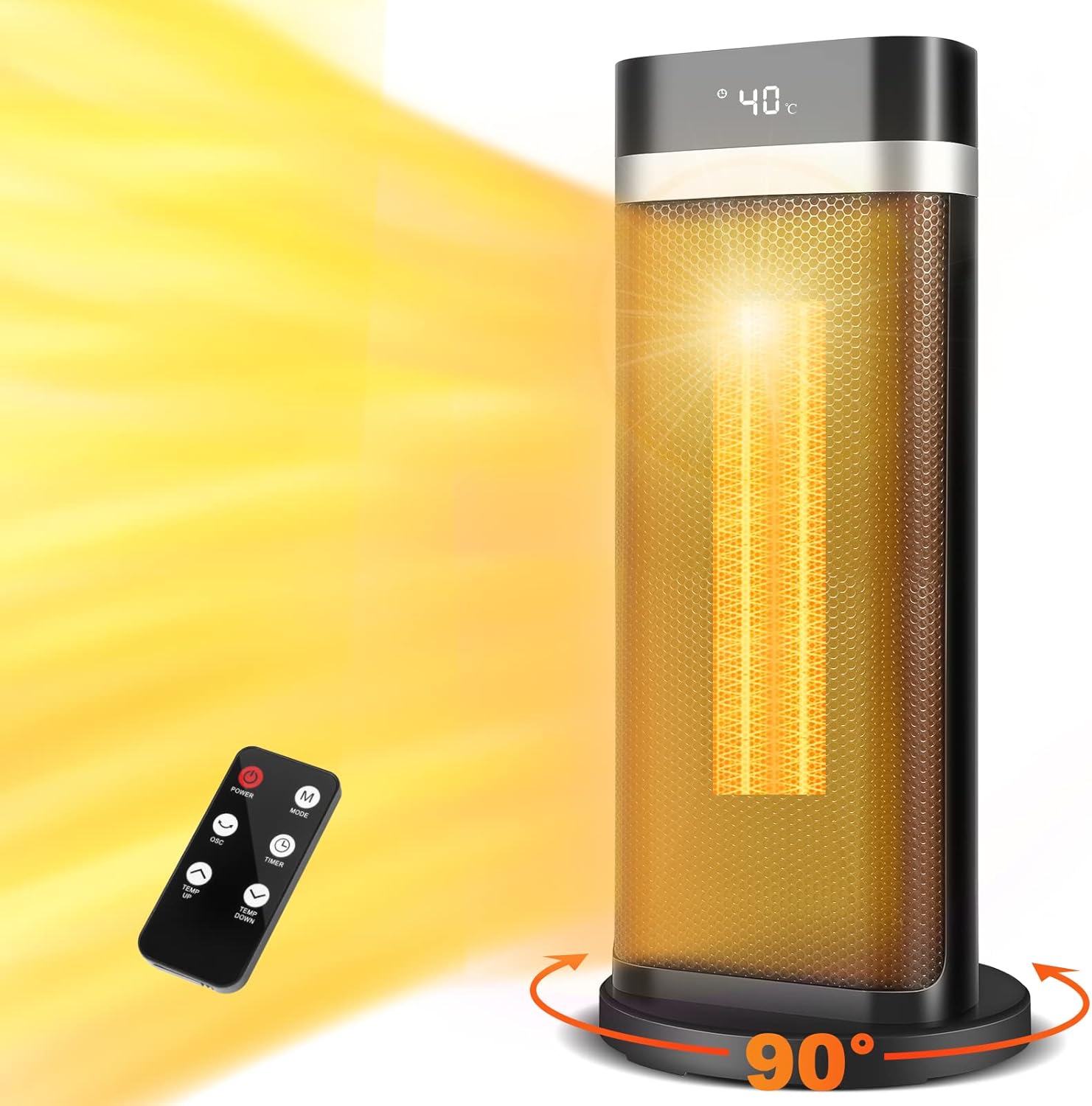 Space Heaters for Indoor Use, 1500W Fast Heating Quiet