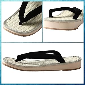 JUMADIBA gyahtei Sサイズ Amazon.com | Edoten Black IGUSA Setta Japanese Tatami Zouri