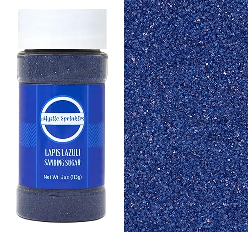 Mystic Sprinkles Botellas de azúcar de lija de 4 onzas (Lapis Lazuli - Azúcar de lija azul marino 4 onzas) disponible en Yaxa Peru