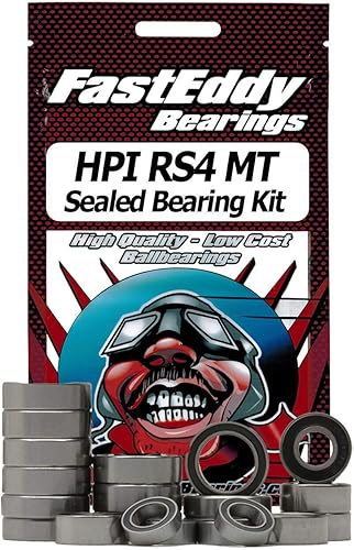 FastEddy Bearings Compatible con el kit de rodamientos sellados HPI RS4 MT