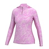 Icon X Pattern Hoodie&comma; Fishing Shirt with Hood for Women