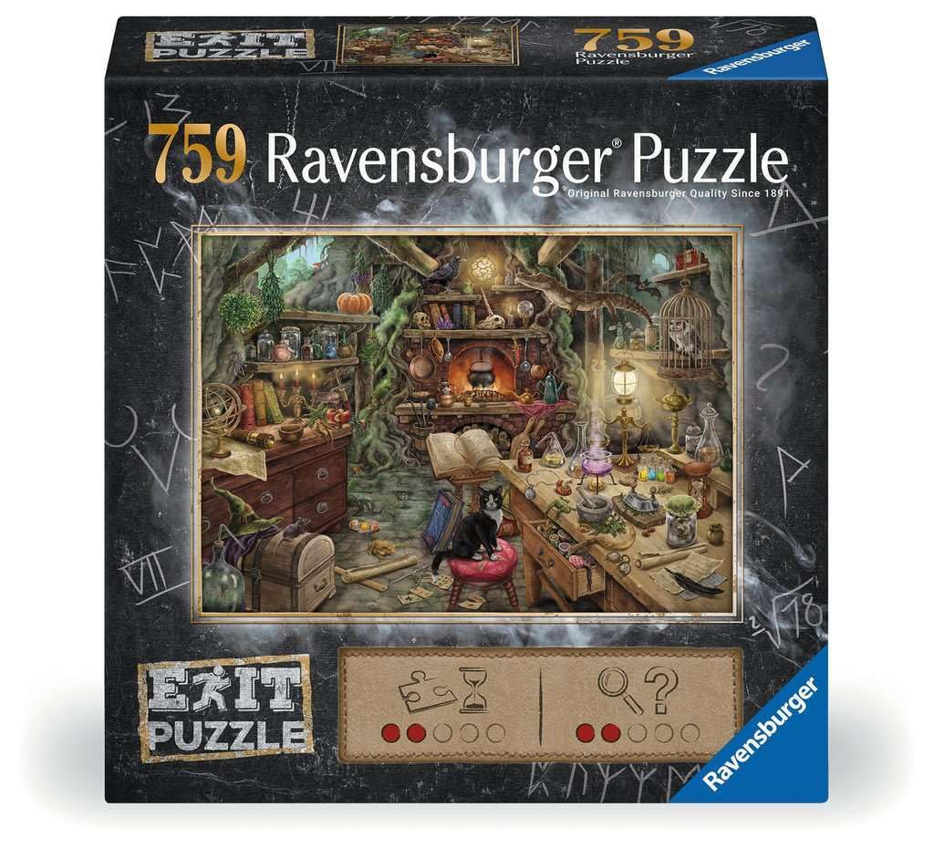 Ravensburger Exit Puzzle – Witch’S Kitchen 759Pc Mystery Jigsaw Puzzle