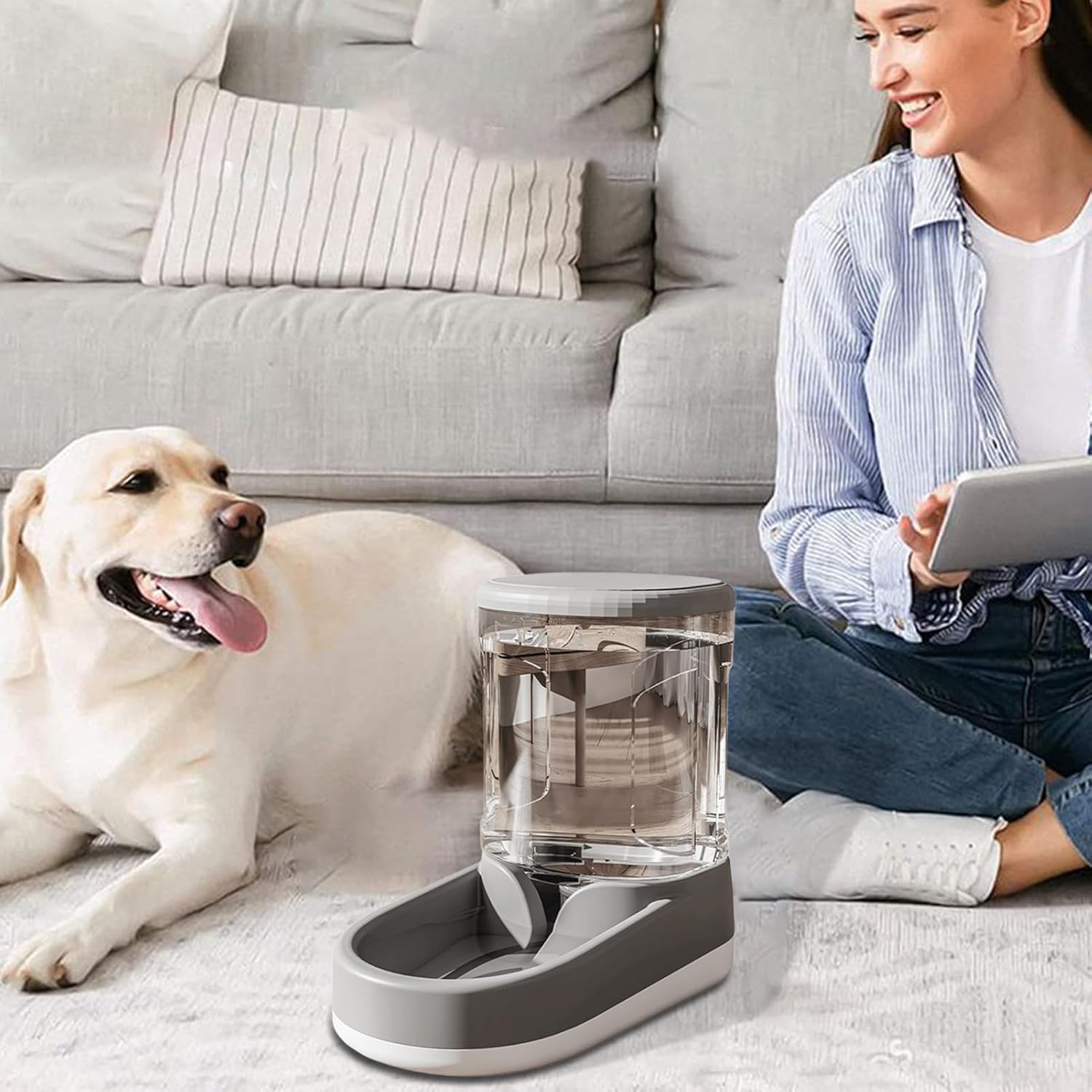 Genérico Dog Drinker - Large Capacity Drinker - Automatic Pet Water Dispenser | for Cats Puppies and Pets Indoor Home