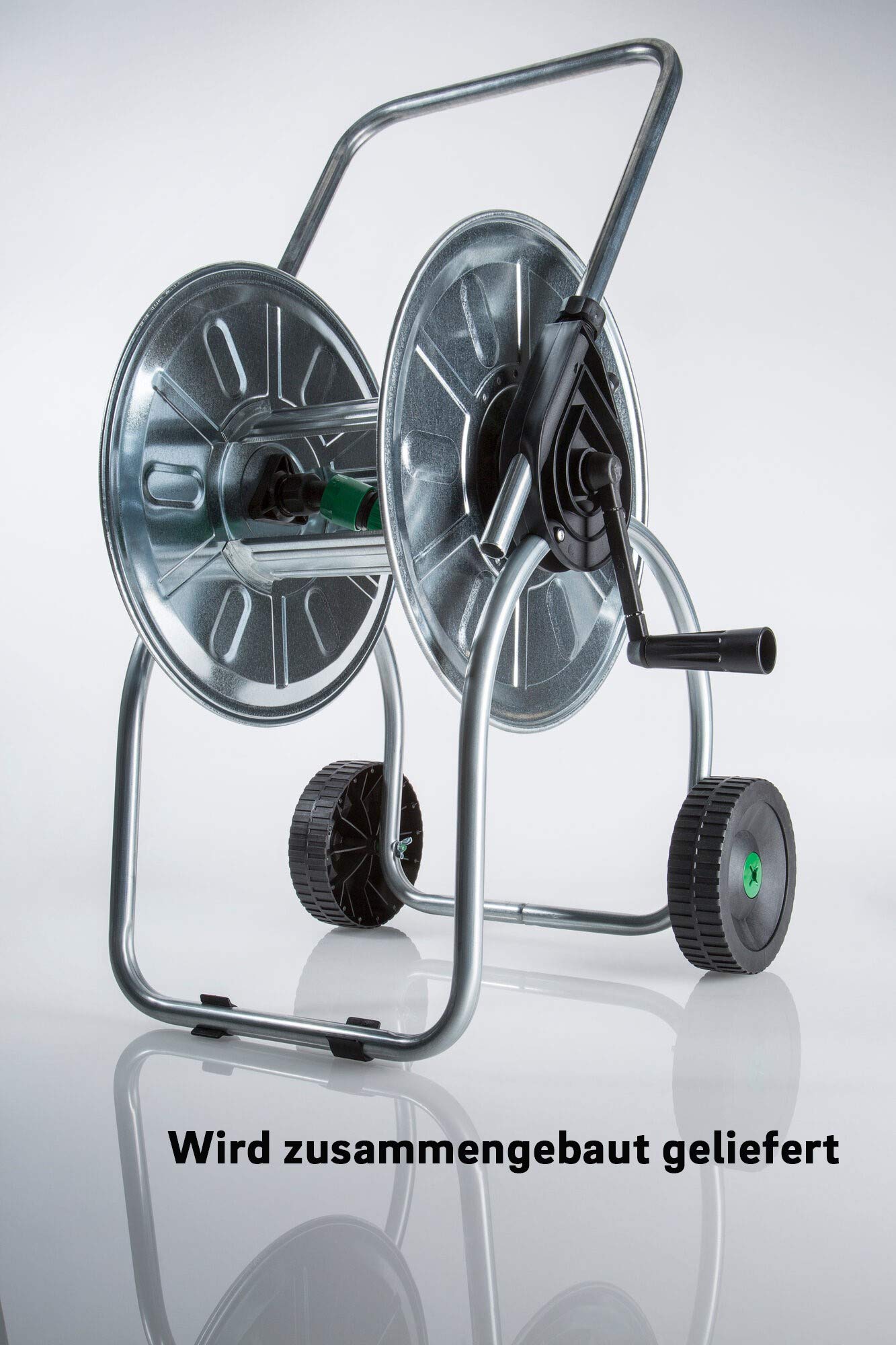 Rehau Comfort Schlauchwagen Vollmetall für Max. 50 Meter 1/2 Zoll Schlauch