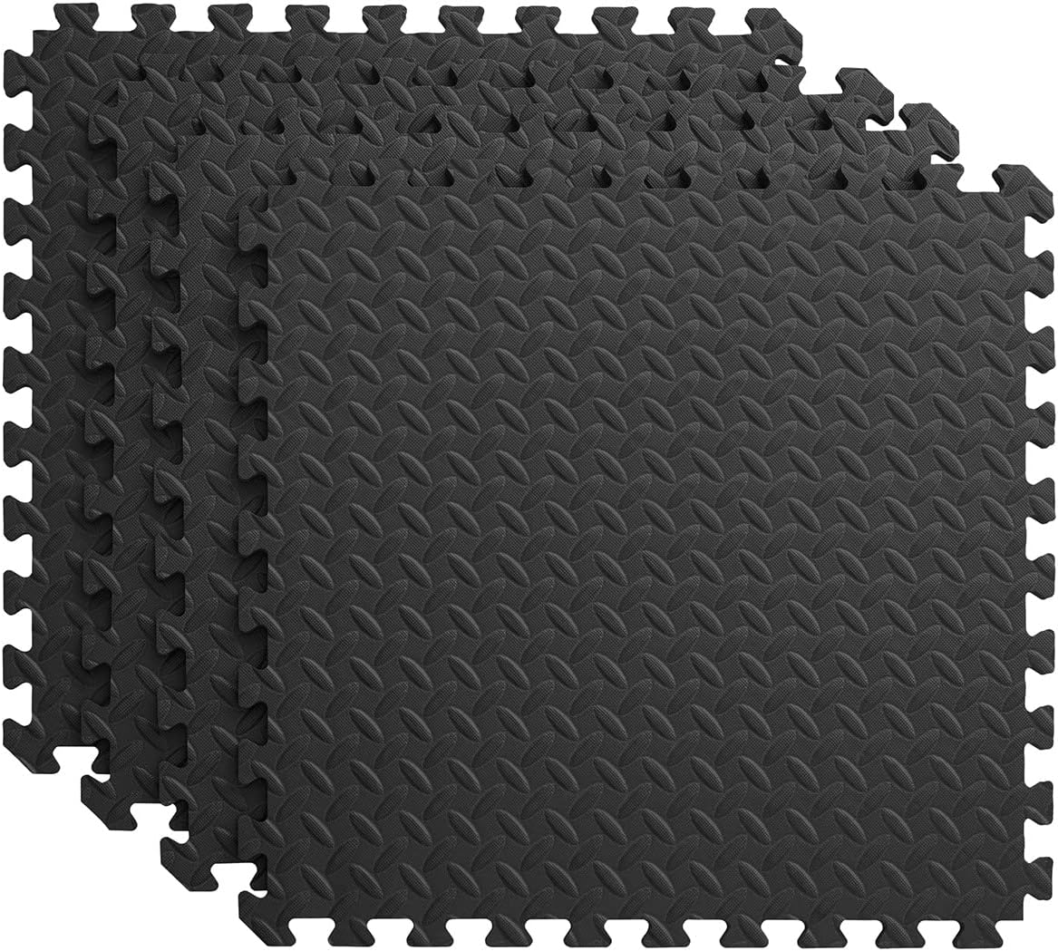 Tectra Diamond Plate EVA Foam Gym Floor Exercise Mats