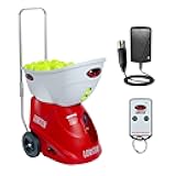 Elite Tennis Ball Machine - Auto Portable Tennis Ball Launcher, Preloaded & Custom Drills, Spin Control, Lob Elevation Switch, Ball Speed (up to 80MPH), with Multi-Function Remote
