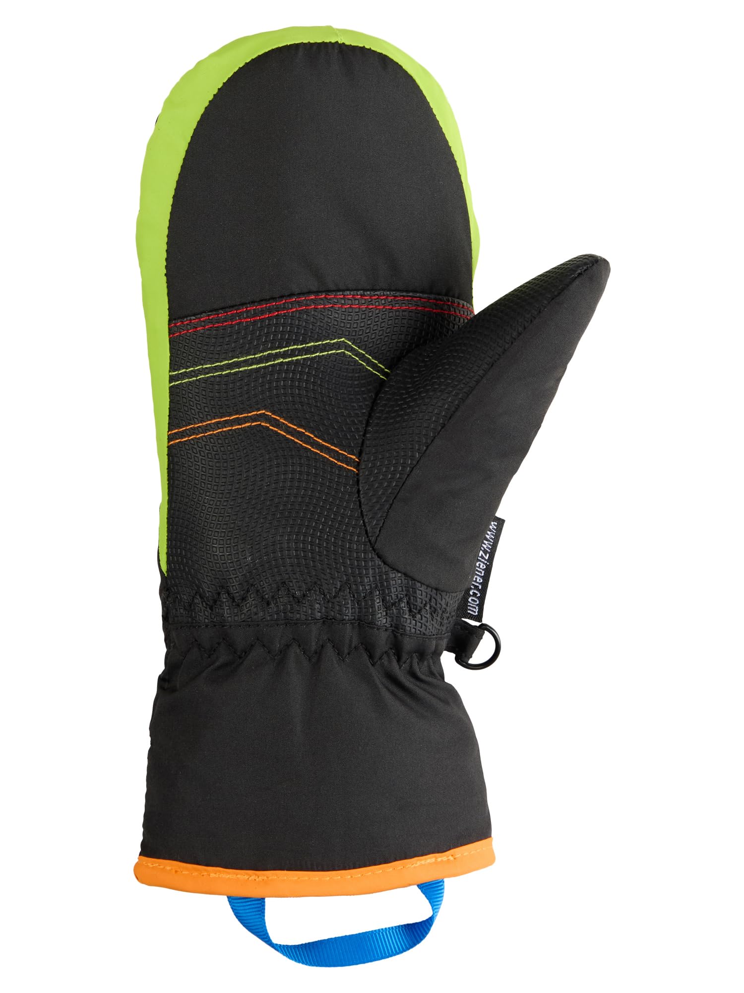 Ziener Kinder LAMILO-Z Ski-Fäustling/Wintersport | wasserdicht, PFC frei, Black, 7,5