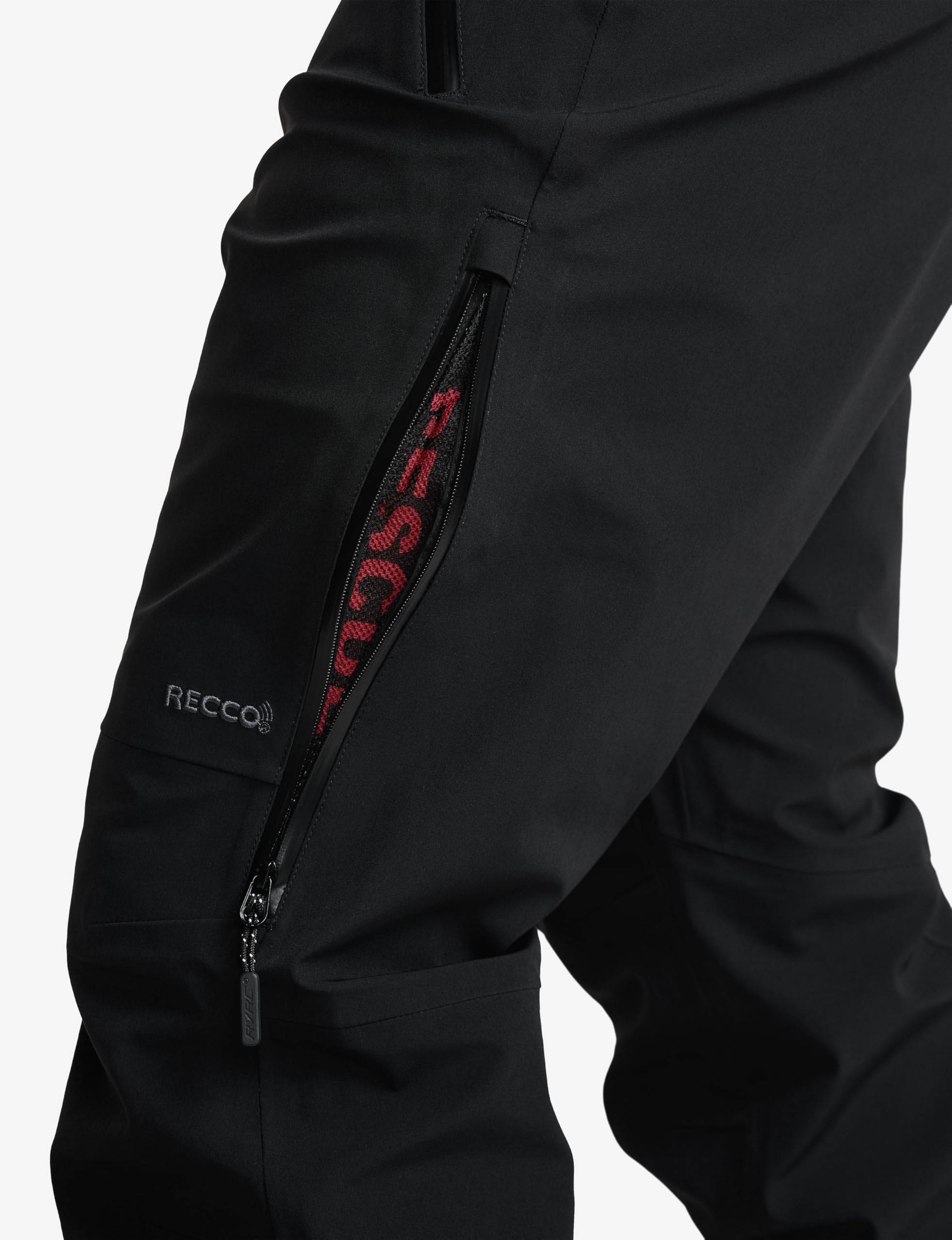 RevolutionRace Cyclone 3L Shell Pants da Uomo, Pantaloni Impermeabili con Riflettori Recco per l'escursionismo