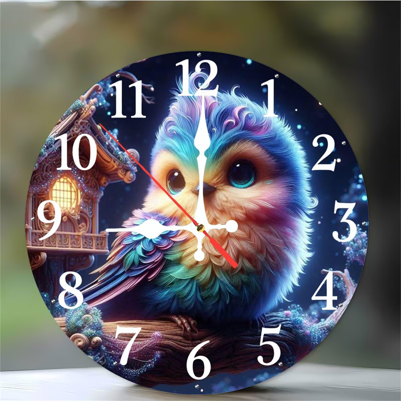 Horloge murale ultra-quiet à mouvement quartz de précision mécanique pour intérieur moderne