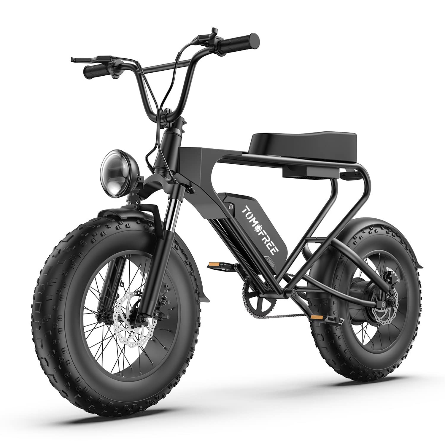 Buy Tomofree Classic Electric Bike for Adults, 1200W Motor Ebike, 20"×4