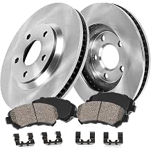 Callahan Brake Parts Rear Brake Kit For Hyundai Azera 2012-17 |Sonata 2011-15 |Kia Optima 2011-16 - Disc Rotors with Ceramic Brake Pads + Hardware, EBYK018459