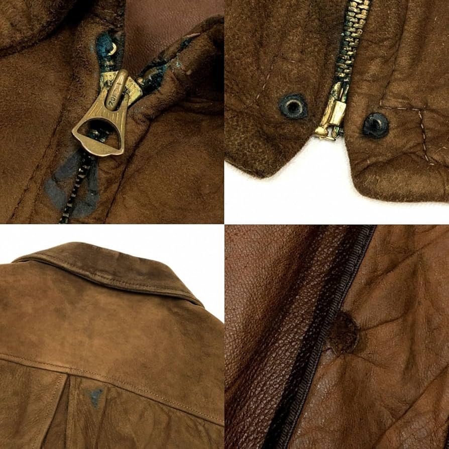 30年代　ビンテージ　ハトメ　コの字　タロン　ホースハイド　ジャケット 61H6JomThhL._SY350_QL65_.jpg
