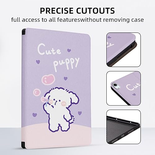 Miniatura 8 de Funda para iPad de 10.9 pulgadas de 10.9 pulgadas de 10. generación 2022, para iPad de 10 generaciones, divertido y lindo estilo de animales de