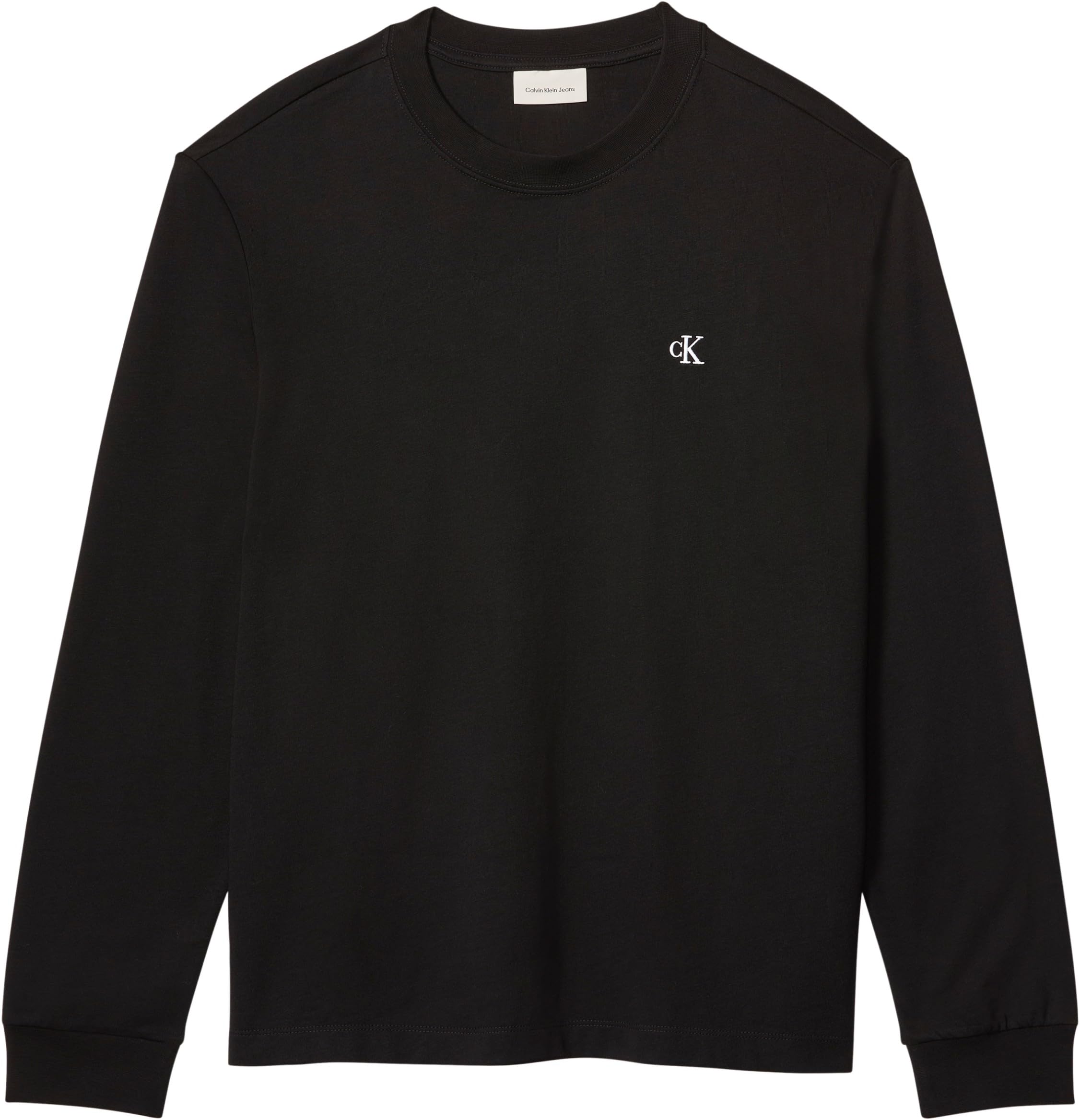 Calvin Klein LS Easy Monogram tee Lv04rd247g Camisetas Hombre (Pack de 1)