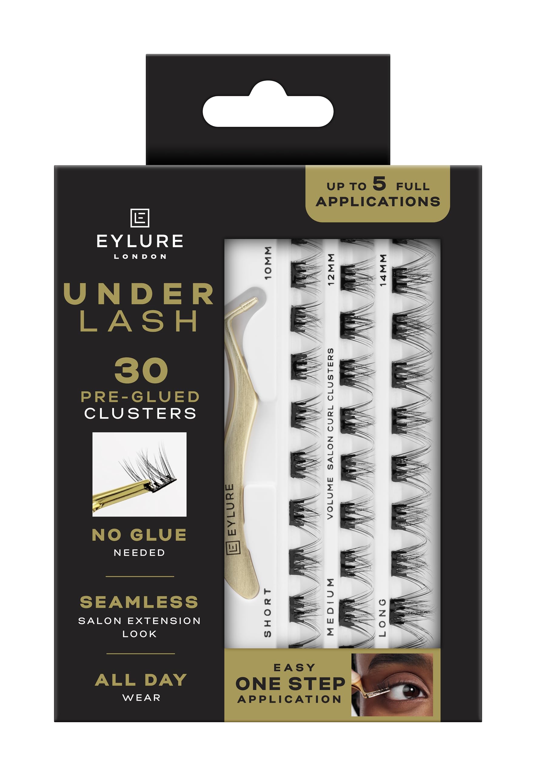 Underlash Pre-glued Volume Salon Curl Clusters