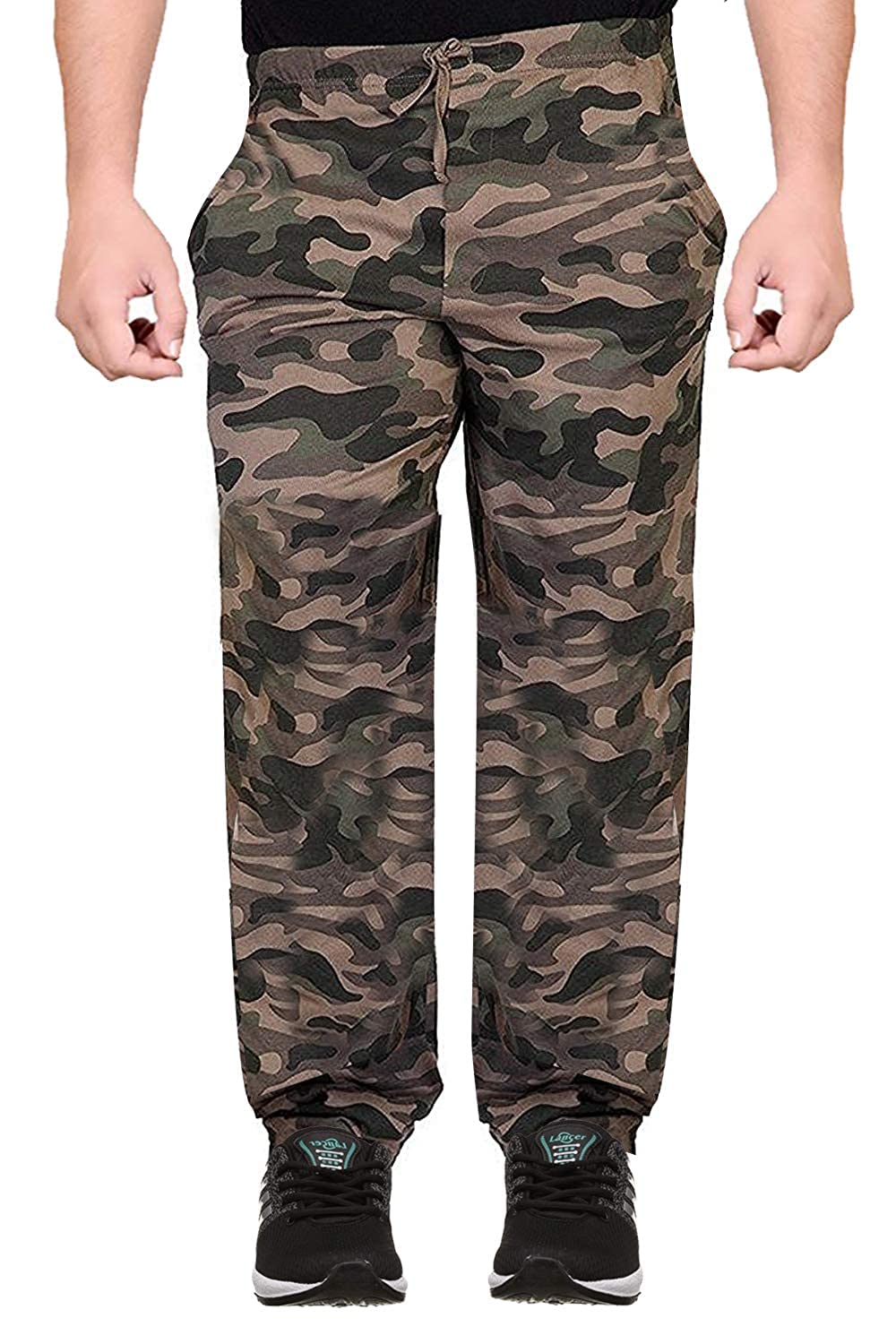 Devil Men's Regular Fit Trackpants (Multicolored_30)
