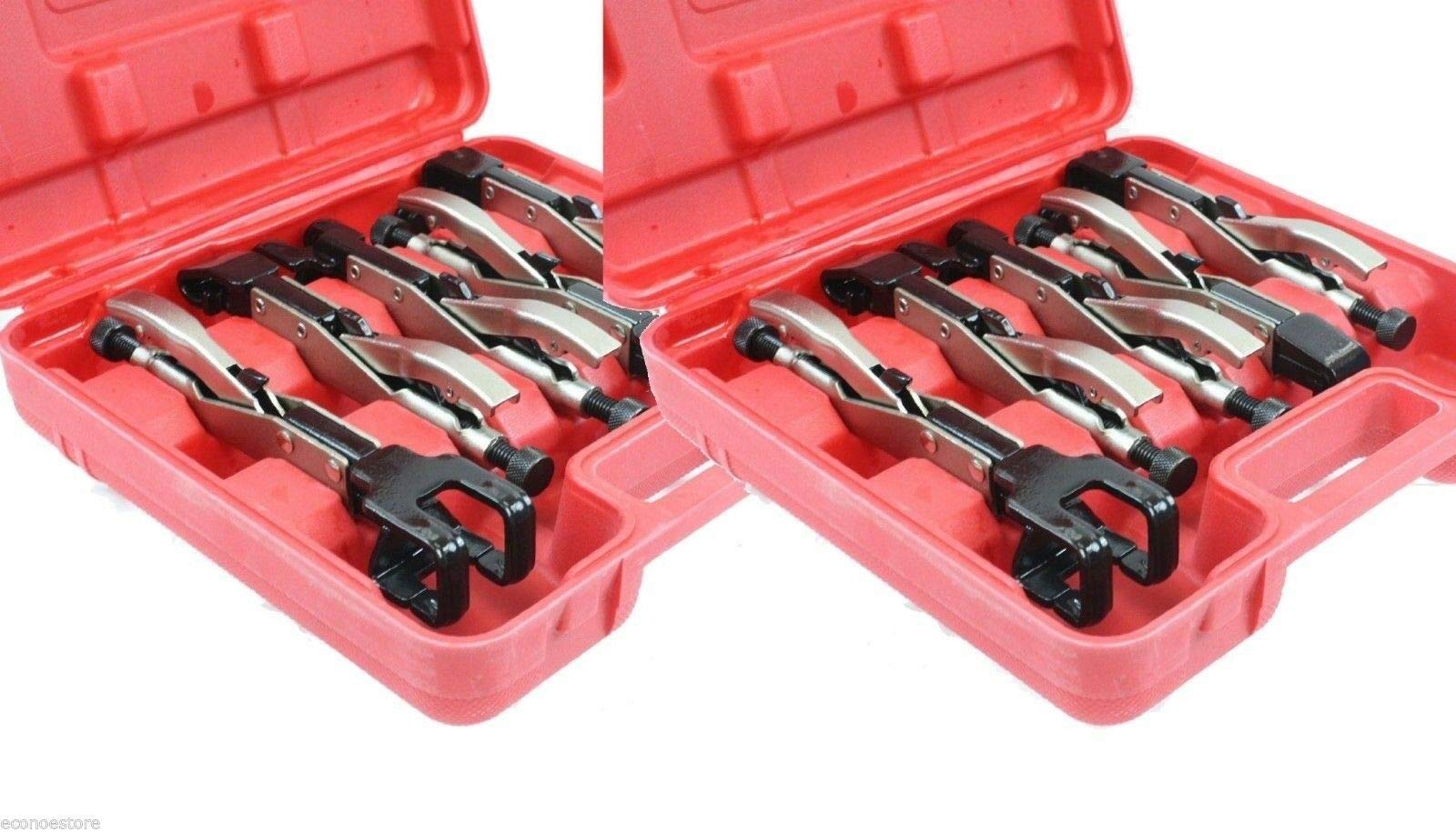 9TRADING LOT OF 2 5Pc Axial Locking Clamp Auto Fen Welding Grip Pliers Types W L J LL JJ