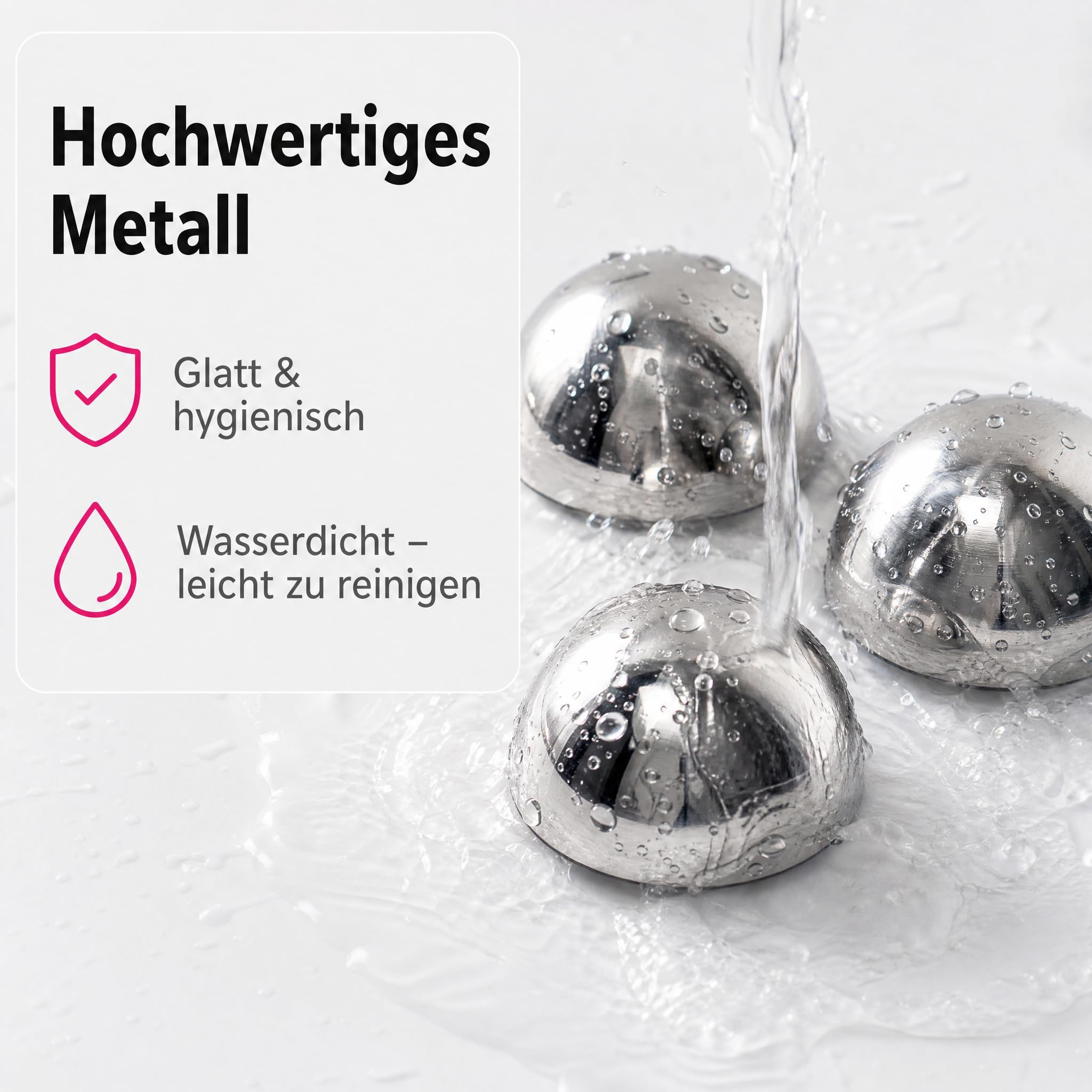 Shots Toys by Shots - Ben Wa Balls Set - silber - Balls