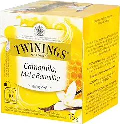 Twinings Chá Misto Camomila, Mel e Baunilha 15G - Caixa com 10 Unid