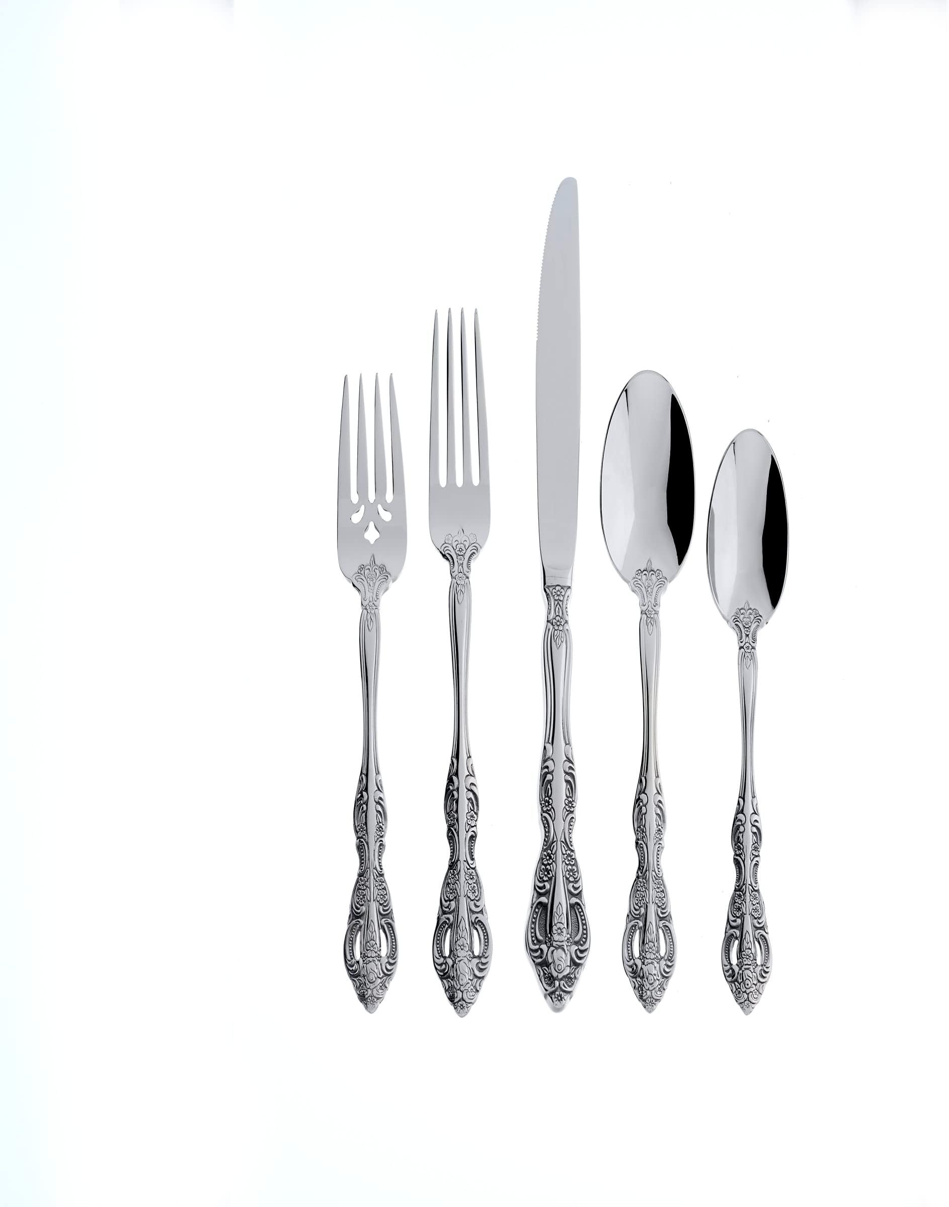 Kitchinox Flatware, Service for 4/20 Piece Set, Willow