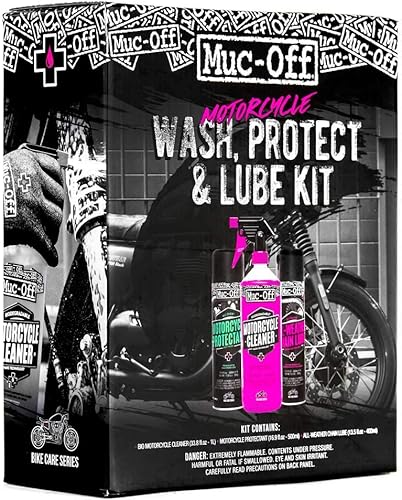 Miniatura 2 de Muc Off Kit de lavado, protección y lubricación de motocicleta, kit de limpieza de motocicleta, kit de detalles de motocicleta, incluye limpiador de