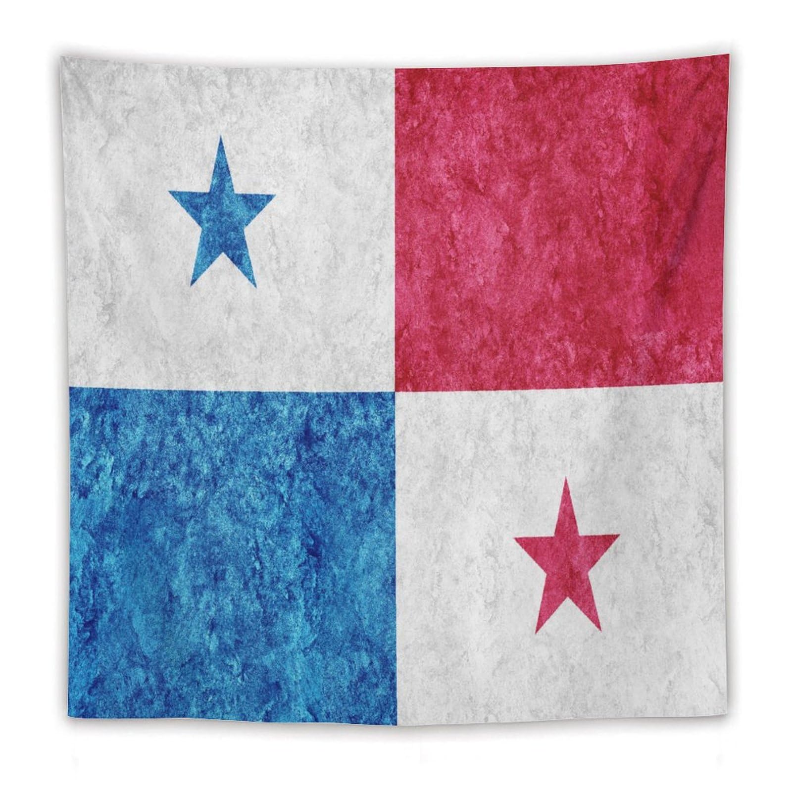 XingFox Panama Flag Textured Tapestry Wall Hanging, National Flag Art Wall Decoration Tapestry, For Bedroom Living Room Dorm Home Decoration, 60"x60"