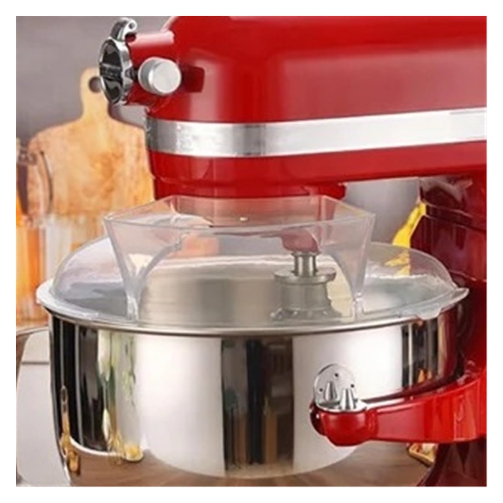 Protezione versatore compatibile con Kitchenaid 5. Quart, 6, 7, 8 Qt Accessori for robot da cucina sollevamento ciotola in acciaio inossidabile