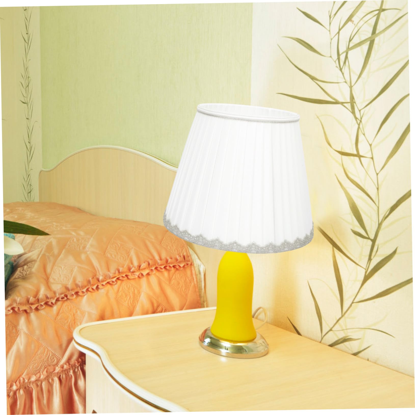 Homoyoyo Pantalla De Tela Para Lámpara De Pie y Mesa Cubierta De Lámpara Retro, Accesorio De Iluminación, Tamaño 160x200x250 Mm, Para Dormitorio y Sala De Estar, 1 Unidad